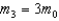 A system of 3 masses is located as follows:   at (   ) ,   at the origin, and   at (   ) . Where is the center of mass of these masses? A)    B)    C)    D)   