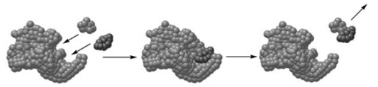 The  cartoon  shown is an example of competitive inhibition.  