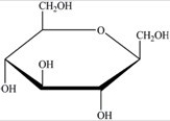 Gentobiose,a rare disaccharide found in saffron,produces two identical monosaccharides when it undergoes hydrolysis. What is the identity of the hydrolysis product? A) B) C) D)
