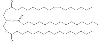 Which lipid has the lowest melting point? A)    B)    C)    D)   