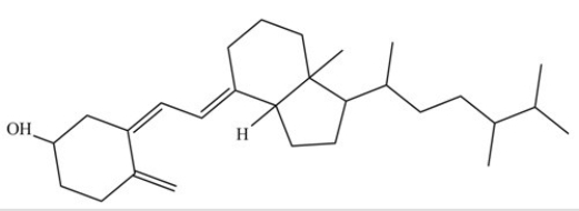 There are twenty-one (21)tetrahedral carbons in Vitamin D4 (structure shown).  