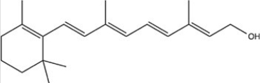 There are eight (8)trigonal planar carbons in Vitamin A (structure shown).  