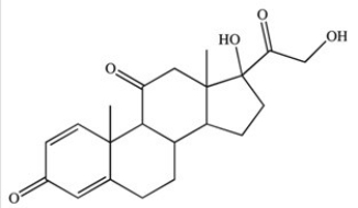 There are ________ chirality centers in prednisone (structure shown).  