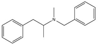 Benzphetamine,shown below,is a habit-forming diet pill. How is this nitrogen-containing compound most appropriately classified?   A) Primary B) Secondary C) Tertiary D) Quarternary