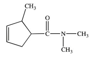 Which reagent,when reacted with dimethylamine,would produce the compound shown below?   A)    B)    C)    D) N(CH<sub>3</sub>) <sub>3</sub>