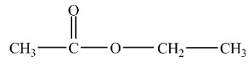 What products are formed in the base hydrolysis of the ester shown below with NaOH?   A) Ethanol and acetic acid B) Acetic acid and sodium ethoxide C) Methanol and sodium propanoate D) Sodium acetate and water E) Sodium acetate and ethanol