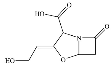 Clavulanic acid (structure shown) is a drug used in conjunction with some antibiotics to overcome certain types of antibiotic resistance. Which of these functional groups is NOT contained in clavulanic acid?   A) Carboxylic acid B) β-lactam C) Lactone D) Ether