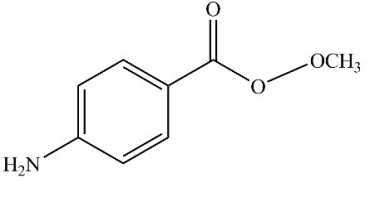 <strong>Methylparaben is an ester used as a preservative in foods,beverages,and cosmetics. It is synthesized in the following reaction. What is the structure of methylparaben?  </strong> A)   B)   C)   D)   <div style=padding-top: 35px> 