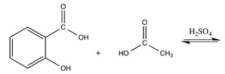 <strong>The organic compound known as aspirin,can be formed in the reaction shown below. Which choice represents the main organic product of this reaction?  </strong> A)   B)   C)   D)   <div style=padding-top: 35px> 