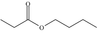 The ester below contains a propoxy group.  