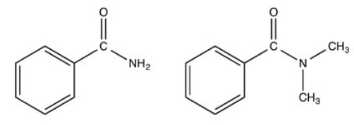 The two compounds below have approximately the same boiling point.  