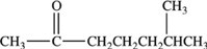 What is the condensed formula of the compound shown below?   A) CH<sub>3</sub>CO(CH<sub>2</sub>) <sub>3</sub>CH(CH<sub>3</sub>) <sub>2</sub> B) CH<sub>3</sub>OC(CH<sub>2</sub>) <sub>3</sub>CHCH<sub>3</sub>CH<sub>3</sub> C) CH<sub>3</sub>CO(CH<sub>2</sub>) <sub>3</sub>CHCH<sub>3</sub>CH<sub>3</sub> D) CH<sub>3</sub>OCCH<sub>2</sub>CH<sub>2</sub>CH<sub>2</sub>CH<sub>2</sub>CH(CH<sub>3</sub>) <sub>2</sub>