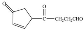 What product is formed when the compound shown below is treated with Tollens reagent?   A)    B)    C)    D)   