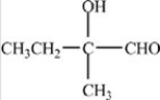 Which compound is a hemiacetal? A)    B)    C)    D)    E)   