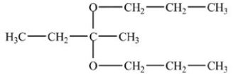 What hemiacetal is formed in the reaction below?   A)    B)    C)    D)   
