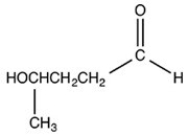 What hemiacetal is formed when the hydroxyl aldehyde shown below is cyclized?   A)    B)    C)    D)   