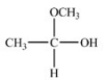When the hemiacetal below reacts with ethanol,what acetal is formed?   A)    B)    C)    D)   