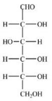 D-Glucose,shown below,will give a positive Tollens test.  
