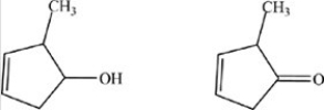 The alcohol below has a higher boiling point than the ketone shown.  