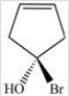 Which molecule is an enantiomer of the one shown below?   A)    B)    C)    D) None of the molecules is an enantiomer of the original molecule.