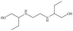 Ethambutol (structure shown)is a bacteriostatic antimycobacterial drug prescribed to treat tuberculosis (Mycobacterium tuberculosis). There are ________ chirality centers in ethambutol.  