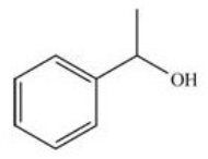 The molecule below is classified as what type of alcohol?   A) Secondary alcohol B) Primary alcohol C) Tertiary alcohol