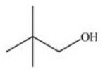 What is the IUPAC name of the compound below?   A) 2,2-dimethyl-3-propanol B) 2,2-dimethyl-1-propanol C) 3,3-dimethyl-1-butanol D) 2,2-dimethyl-4-butanol