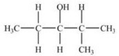 How many products,including stereoisomers,are possible from the dehydration of the alcohol below?   A) 1 B) 2 C) 3 D) 4