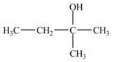 What is/are the carbonyl product(s) formed when the alcohol below is oxidized with K<sub>2</sub>Cr<sub>2</sub>O<sub>7</sub>?   A)    B)    C)    D)    then   E) No reaction occurs.