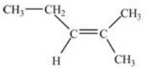 What is/are the carbonyl product(s) formed when the alcohol below is oxidized with K<sub>2</sub>Cr<sub>2</sub>O<sub>7</sub>?   A)    B)    C)    D)    then   E) No reaction occurs.