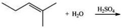 What product is formed in the hydration reaction shown below?   A)    B)    C)    D)   