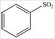When benzene undergoes a sulfonation reaction the product is the compound shown below.
