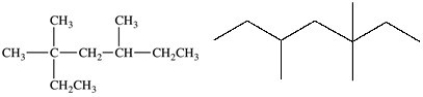 The two structures below represent the same compound.  