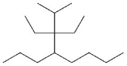 The IUPAC name of the compound below is ________.  