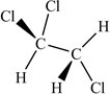 Which of the following correctly depicts the three-dimensional shape around each carbon in the structure below?   A)    B)    C)    D)   