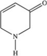 Which functional group is NOT present in the molecule below?   A) Carbonyl group B) Amino group C) Benzene ring D) All of the functional groups mentioned appear in this molecule.