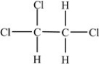 The compound below is a nonpolar molecule.  