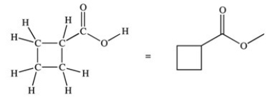 The two structures shown below represent the same compound.  