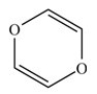 In order to complete the structure of the environmental toxin dioxin shown below,four H atoms and two lone pairs need to be added.  