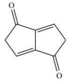 In order to complete the structure shown below,six H atoms and four lone pairs need to be added.  