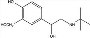 Albuterol (trade names: Proventil and Ventolin)is a bronchodilator,a drug that widens airways,thus making it an effective treatment for individuals suffering from asthma. The functional groups in the albuterol molecule (structure shown)are ________.  