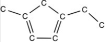 In order to complete the structure below,________ H atom(s)electrons must be added.  