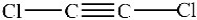 The shape around each carbon atom in the molecule below is trigonal planar.  