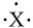 Which atom fits the electron-dot symbol shown below?   A) Li B) B C) N D) Na