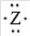 If the main group element has an electron-dot symbol of   ,the charge of the resulting ion will be -2.