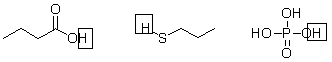 Not all protons in a molecule can be donated in an acid-base reaction. Below are three molecules, each with the proton donated in an acid-base reaction circled. What do these protons have in common?   A)  They are all attached to oxygen. B)  They are all in a carbon-containing molecule. C)  They are all attached to the most electronegative atom in the molecule. D)  They are the only hydrogens in the molecule. E)  They are all attached to carbon.