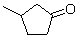 What is the name of the following molecule?   A)  1-methylcyclopentan-3-one B)  1-methylcyclopentan-3-al C)  3-methylcyclopentanal D)  3-methylcyclopentanol E)  3-methylcyclopentanone