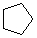 What is the name of the following cycloalkane?   A)  pentane B)  cyclopentane C)  butane D)  cyclobutane E)  cycloalkane