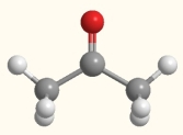What is the strongest intermolecular that exists between molecules of acetone in the liquid or solid state?   A)  dispersion forces B)  dipole-dipole forces C)  hydrogen bonds D)  ionic interactions E)  None of the above