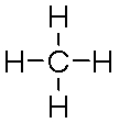The total number of valence electrons in methane is   A)  2. B)  4. C)  8. D)  16. E)  40.